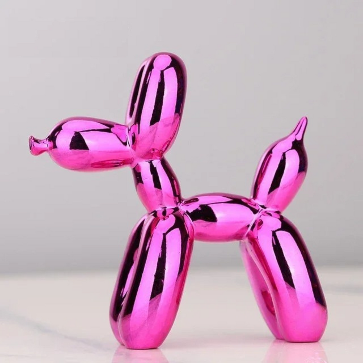 Ballon Hund Skulptur Moderne Kunst Resin Dekoration Skulptur Metallic | Sansoti