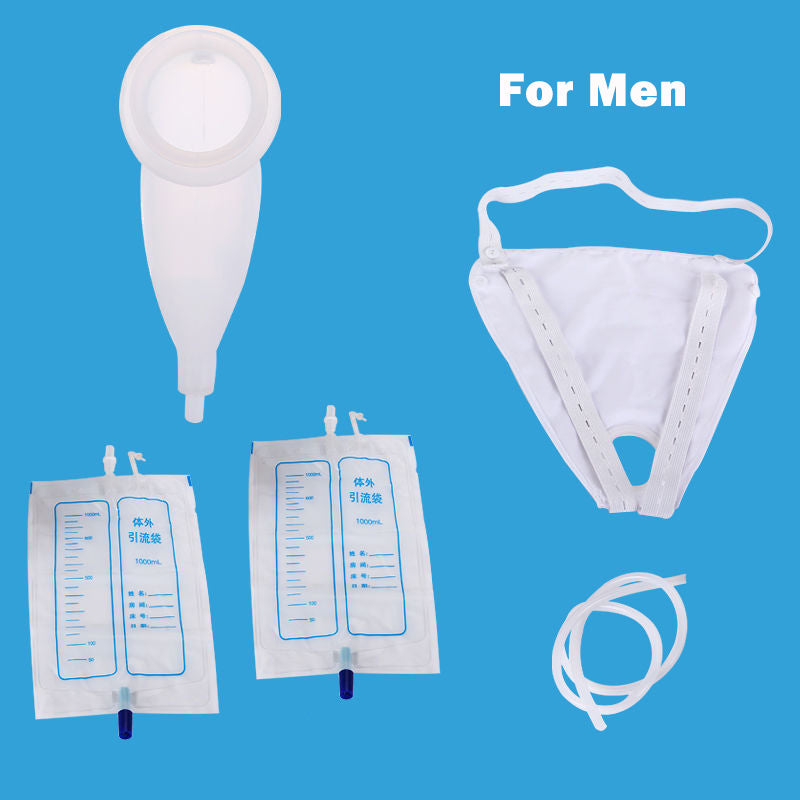 Dispositif portable de collecte urinaire en silicone Réglable Aide sanitaire Pour les déplacements Voyages Camping Plein air | Sansoti