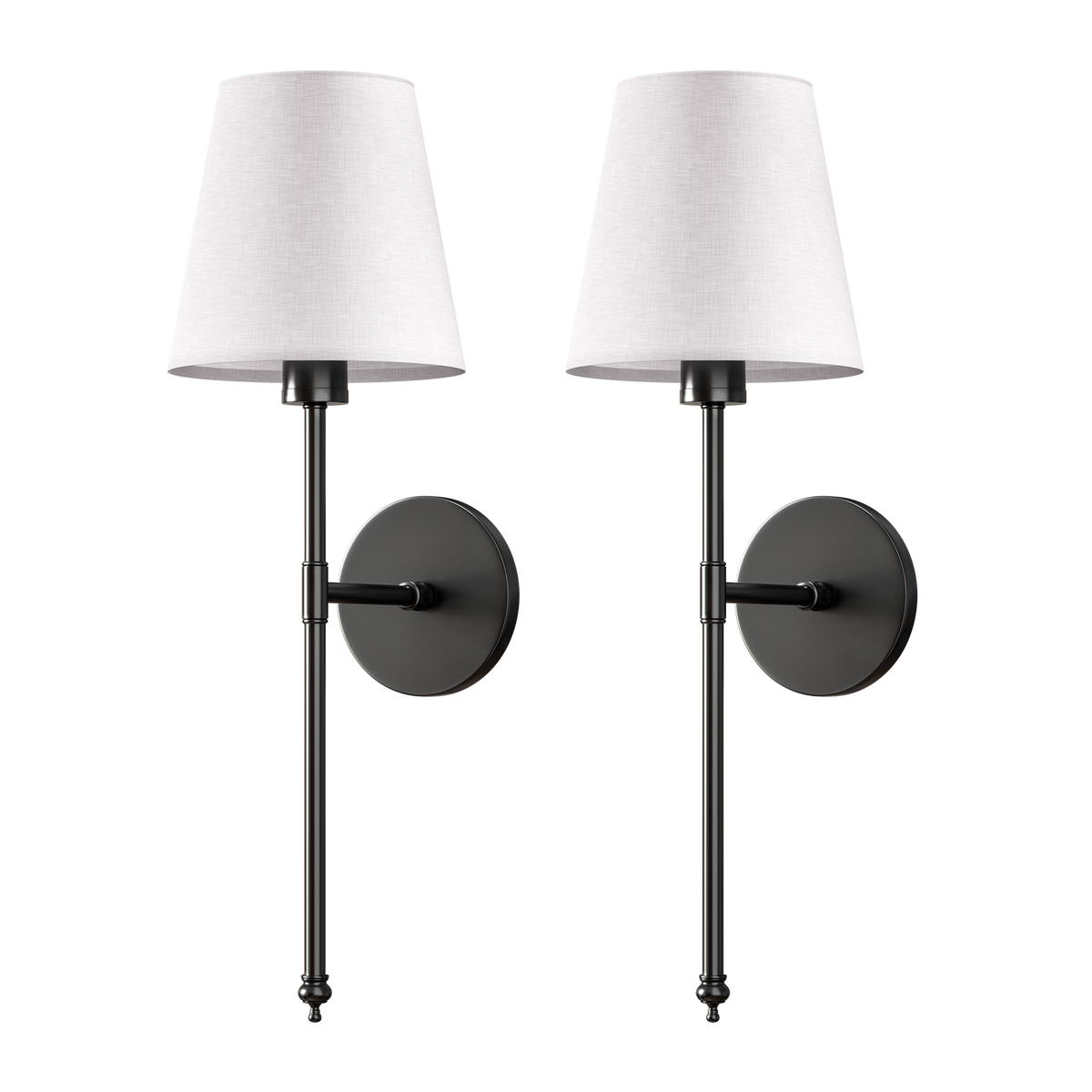 Wall Lamp Without Drilling Wireless 2-Piece Remote Control Dimmable Adjustable Color Temperature | Sansoti
