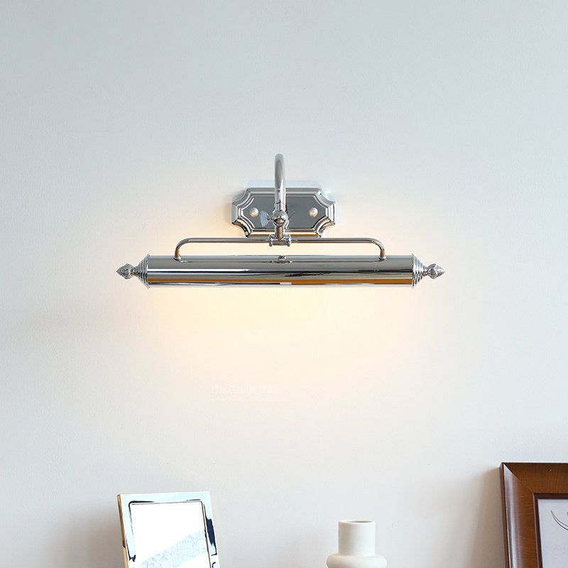 Vellichor Wall Lamp with Adjustable Arm - Goose Neck Reading Lamp for Paintings and Mirrors - Industrial Wall Lighting | Sansoti