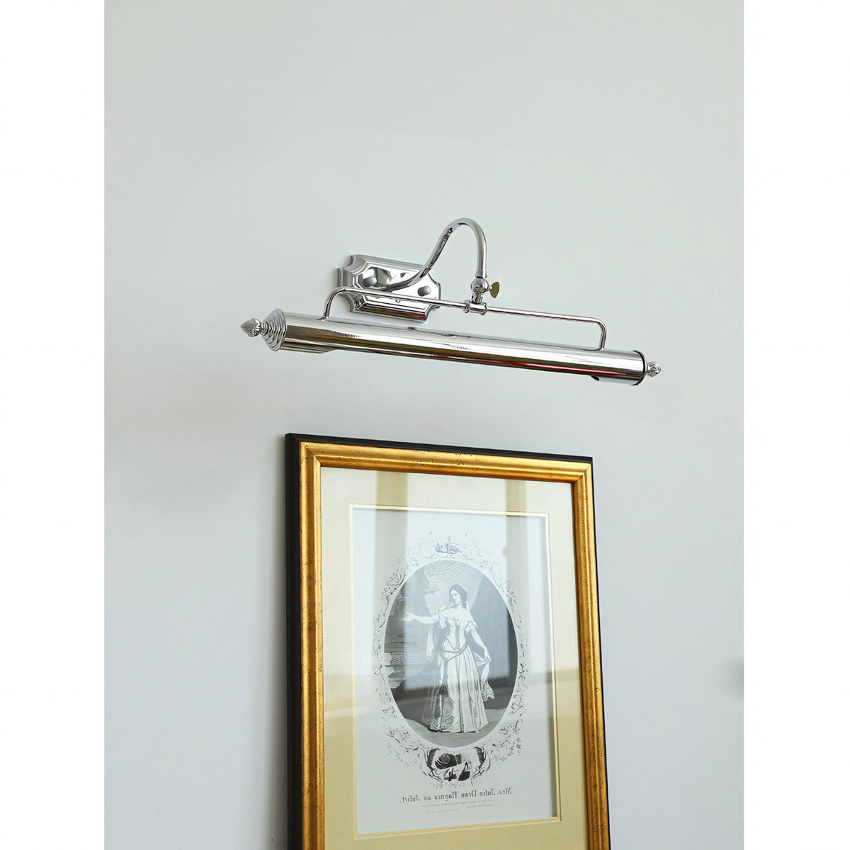 Vellichor Wall Lamp with Adjustable Arm - Goose Neck Reading Lamp for Paintings and Mirrors - Industrial Wall Lighting | Sansoti