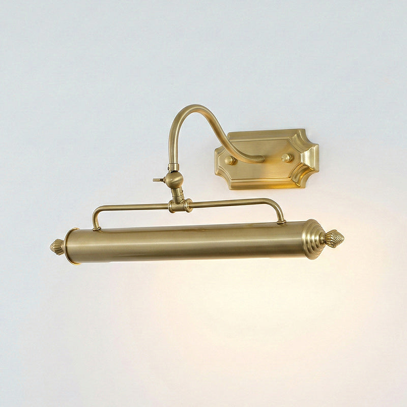 Vellichor Wall Lamp with Adjustable Arm - Goose Neck Reading Lamp for Paintings and Mirrors - Industrial Wall Lighting | Sansoti