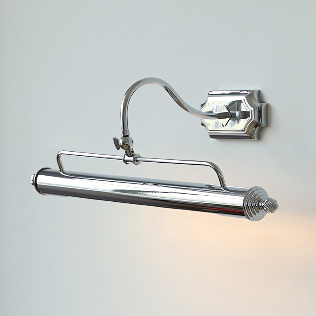 Vellichor Wall Lamp with Adjustable Arm - Goose Neck Reading Lamp for Paintings and Mirrors - Industrial Wall Lighting | Sansoti