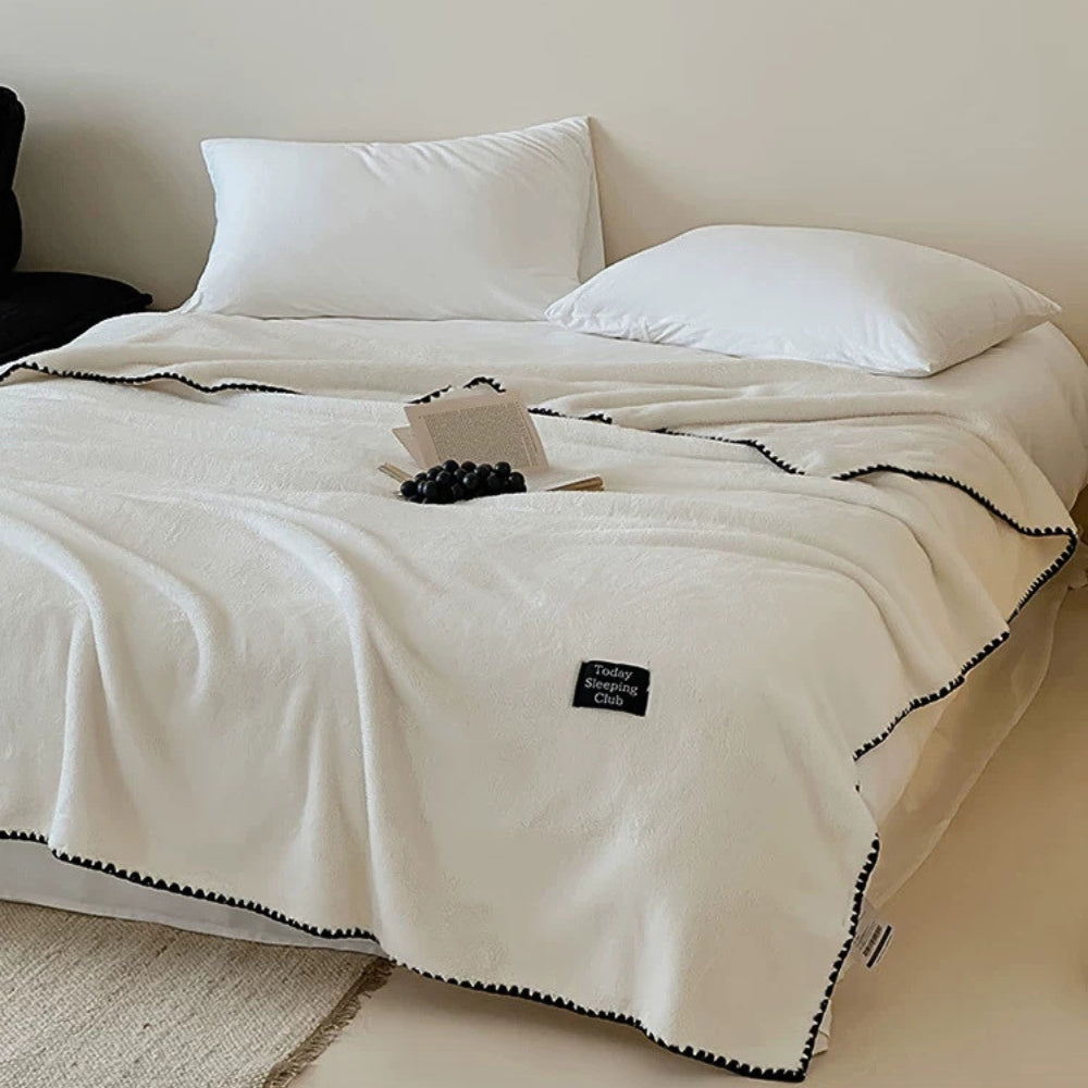 Bouclé Winterdeken Fleece Wol Luxe Plaid Decoratie Slaapkamer Woonkamer Beige Groen Grijs 200x230 Warm | Sansoti