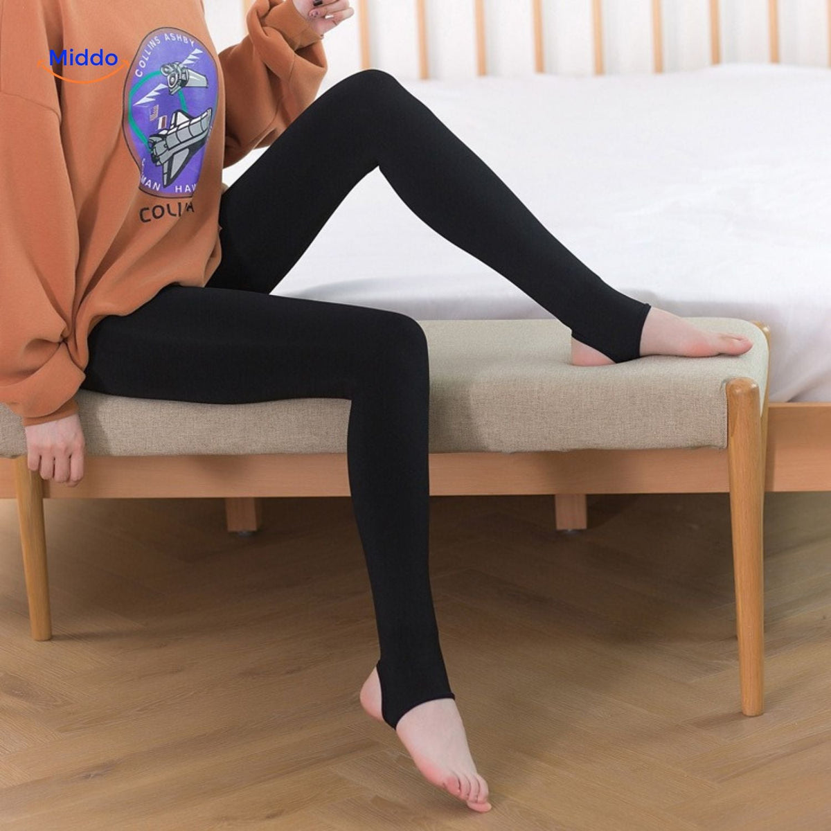 Thermal Tights Fleece Extra Thick Winter Tights Leg Warmers for Women Skin-Tone Black Warm Comfortable Stretchy | Sansoti