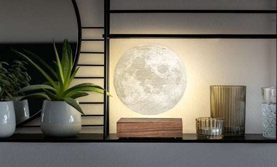 Floating Moon Lamp with Magnetic Levitation LED Night Light for Bedroom Bedside Table Ambient Lighting Decoration | Sansoti
