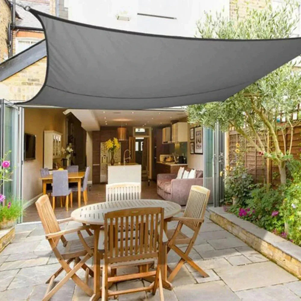 Sonnenschutz UV-beständiges Sonnensegel für Garten Terrasse Balkon — Wasserdichtes Sonnenschutzsegel Dreieck Quadrat Rechteck | Sansoti