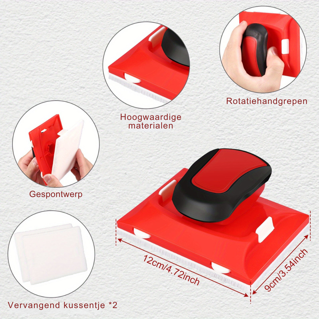 Painter’s Edge Guide with Rolling System – Professional Painting Tool for Clean, Straight Lines Without Painter’s Tape | Multifunctional Edge Guide for Ceilings, Walls, Baseboards & Frames | Sansoti
