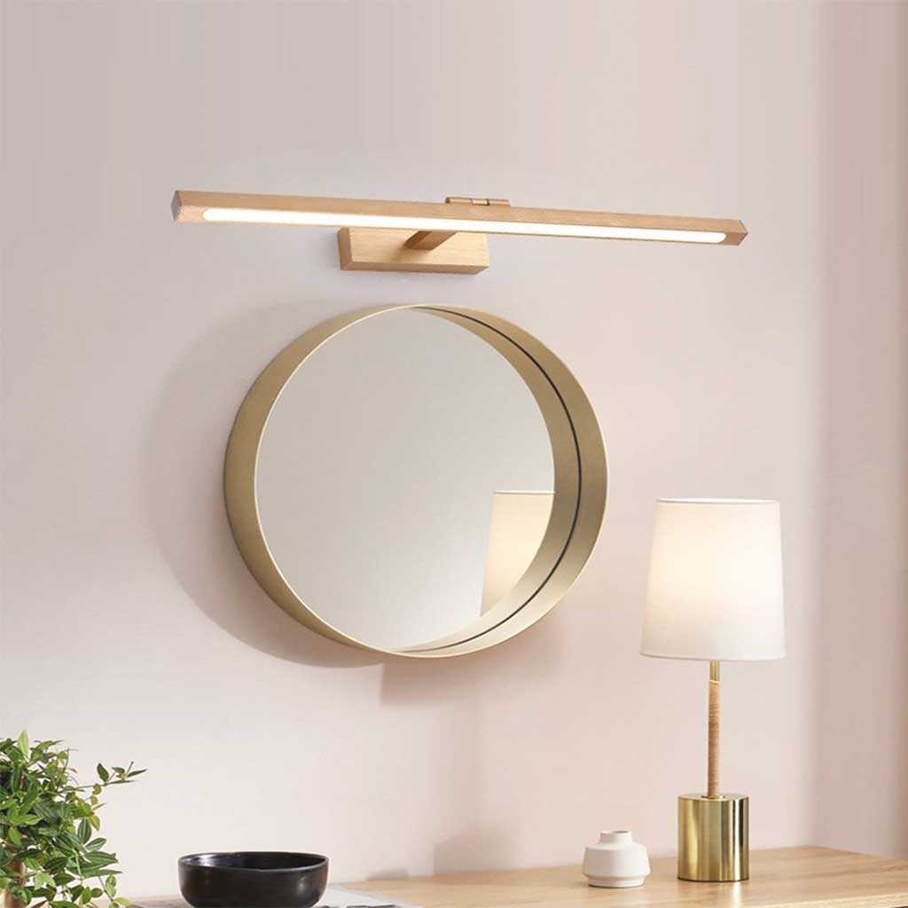 Linear Aluminum LED Wall Light with Adjustable Light Color, Modern Minimalist Design for Living Room | Sansoti