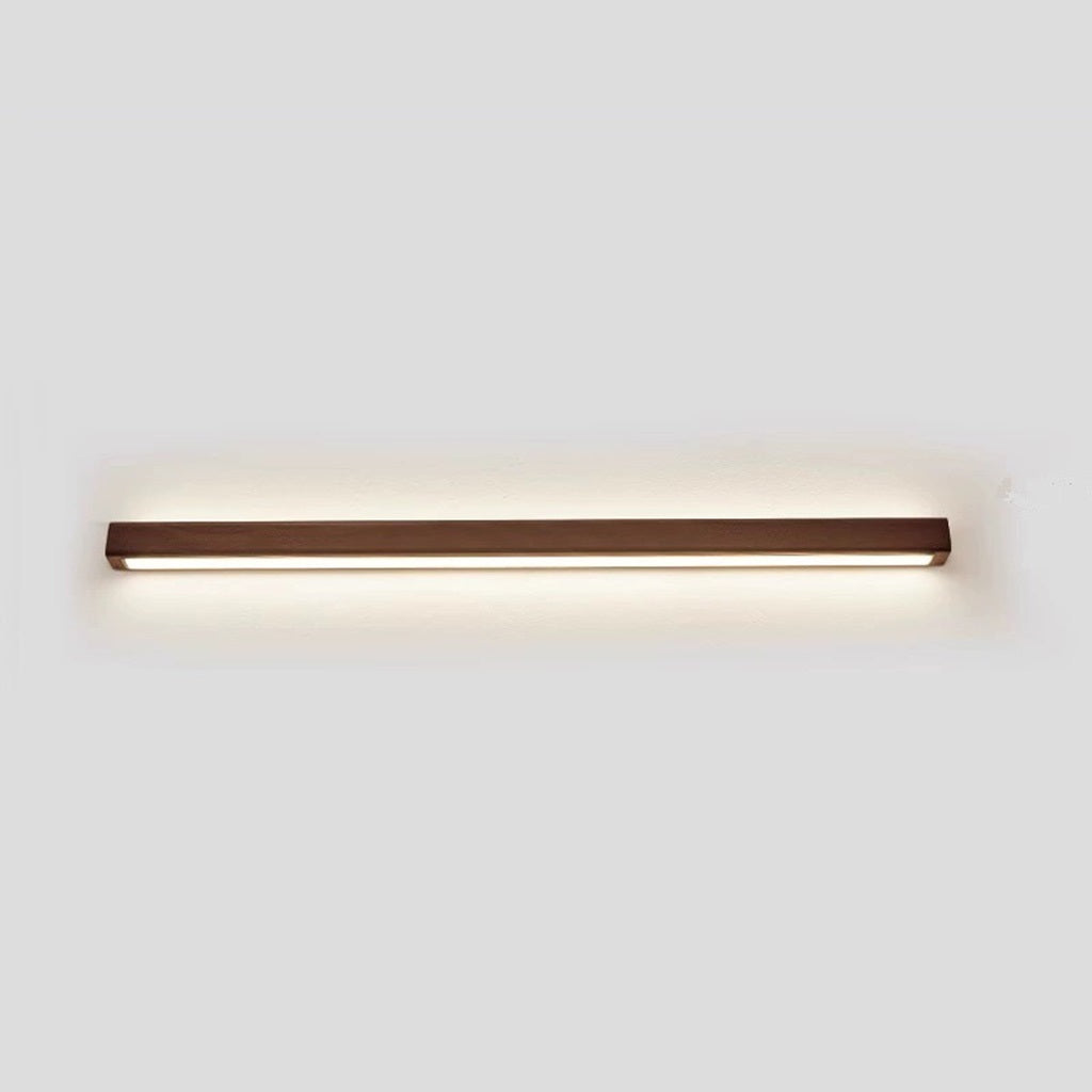 Wooden Wall Light LED Light Bar Linear 60-180cm Adjustable Light Scandinavian Design Bedroom Living Room | Sansoti