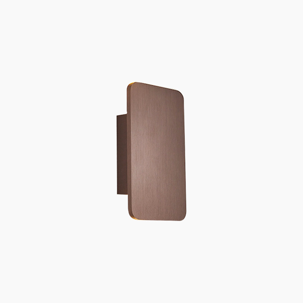 Modern Rectangular LED Wall Light Aluminum Minimalist Design 5 Colors Ambient Lighting Hallway Living Room | Sansoti