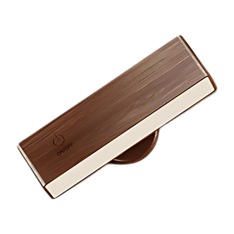 Wireless Wall Lamp with Touch Control Wooden Dimmable Timer 3 Light Modes Rechargeable USB Ambient Light Reading Lamp | Sansoti
