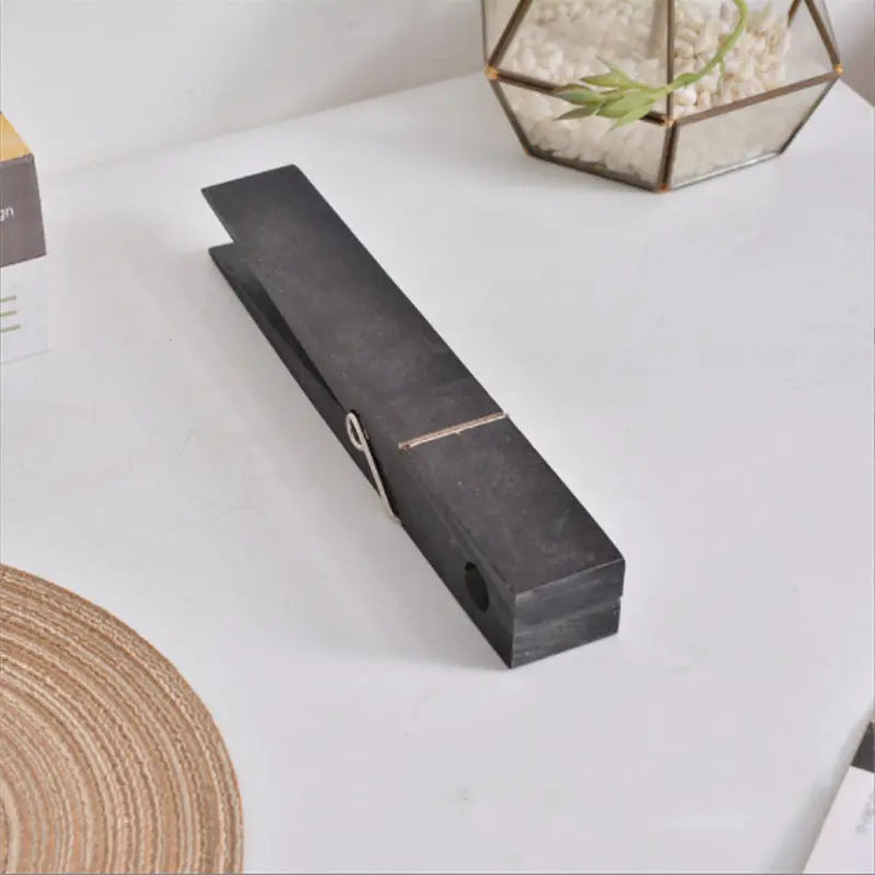 Wall Hook Clip Wood Towel Holder Door Natural Design Bathroom Children's Room | Sansoti