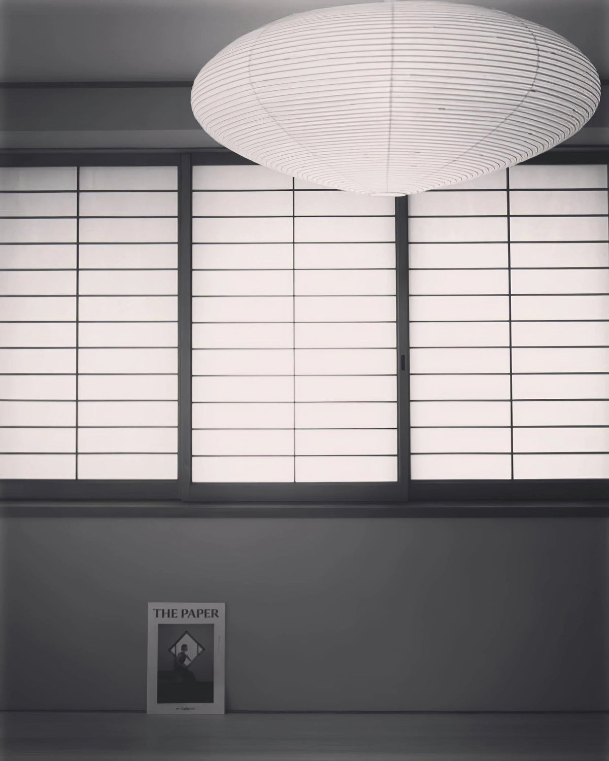 Handgefertigte Washi-Papier-Hängeleuchte – japanisches Design mit E26/E27-Fassung – sanfte Beleuchtung für Wohnzimmer, Schlafzimmer und Esszimmer – inklusive Montagehaken | Sansoti