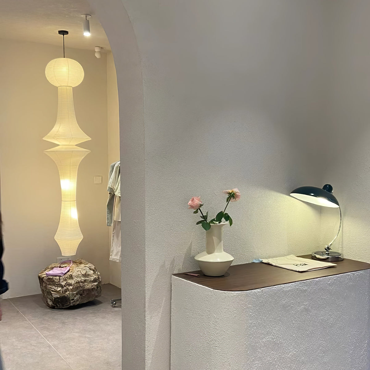 Japanse Hangende Papieren Lamp Zeven Formaten E26/E27 ø33-ø43cm 150-460cm Hoogte Mulberry Washi Moerasschors Translucide Kap Met Handgemaakt Karakter | Sansoti
