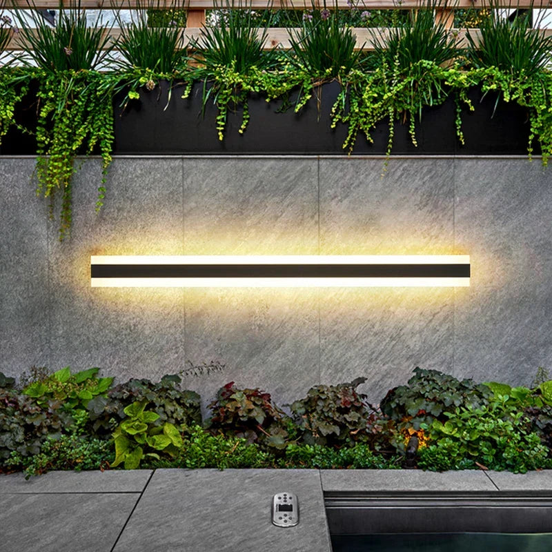 Weerbestendige LED-wandlamp IP65 waterdicht zwart ijzer voor buiten tuin terras gevel buitenverlichting | Sansoti