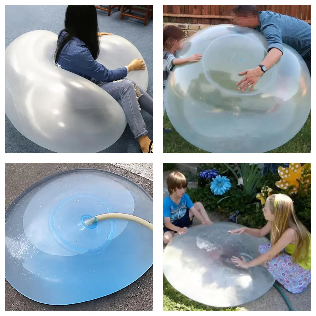 Balle à bulles TPR sans BPA 70cm 120cm balle de jeu jardin balle d'eau balle saut intérieur extérieur enfants famille été jouet 122kg | Sansoti