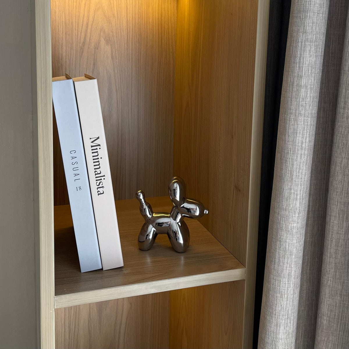 Balloon Dog Sculpture Resin Decorative Modern Design Living Room Interior Gift Idea Decorative Object | Sansoti