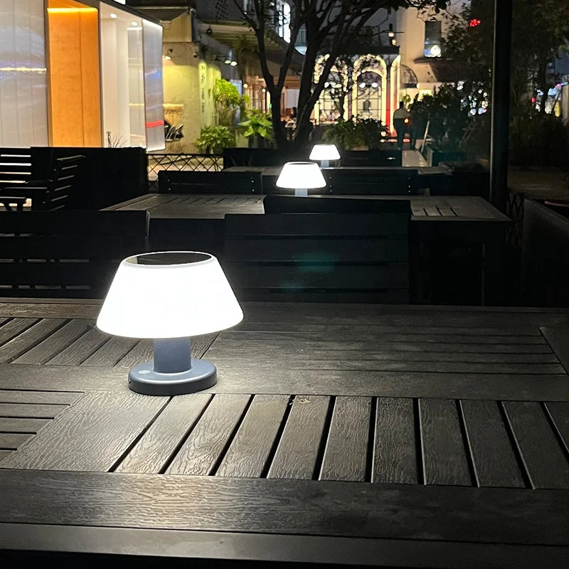 Oplaadbare LED Buitenlamp Solar Draadloos Tafellamp Tuinverlichting Sfeerlicht Waterdicht IP65 Terras | Sansoti