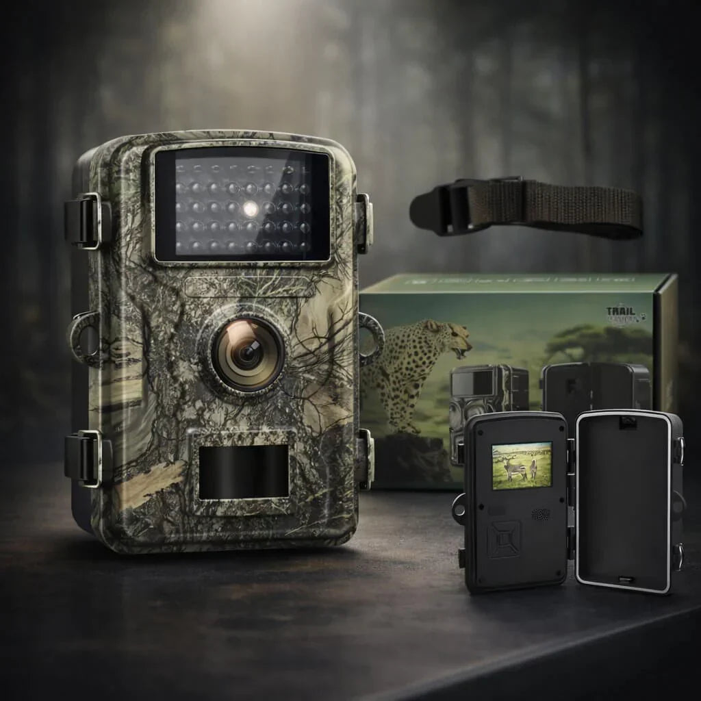 Wildlife Camera with Motion Sensor Night Vision IP66 Waterproof for Photos and Video Outdoors Animals Nature Garden | Sansoti