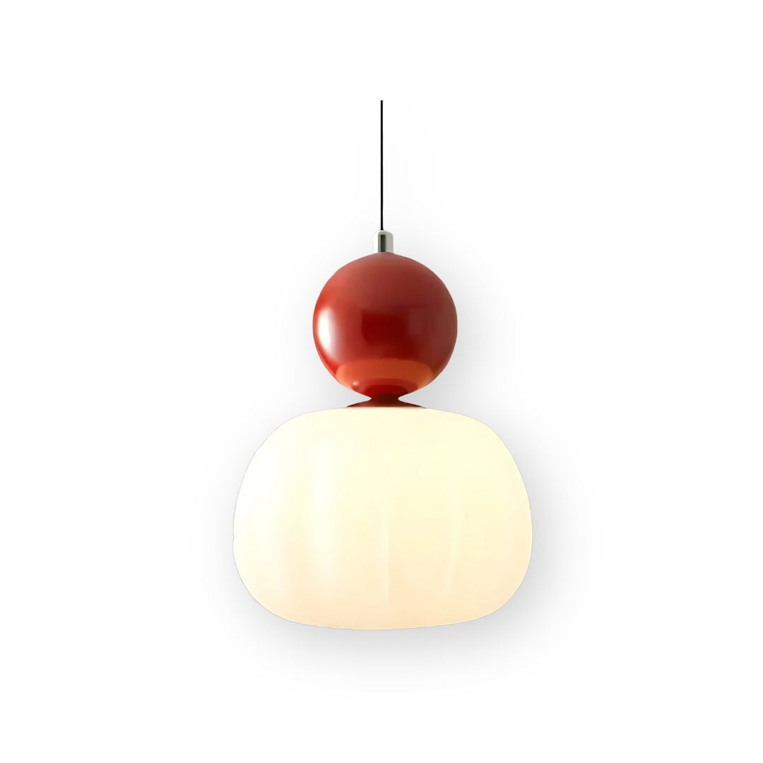 Scullon pendant lamp metal PMMA beige dining room living room design lighting modern pendant lamp glass look | Sansoti
