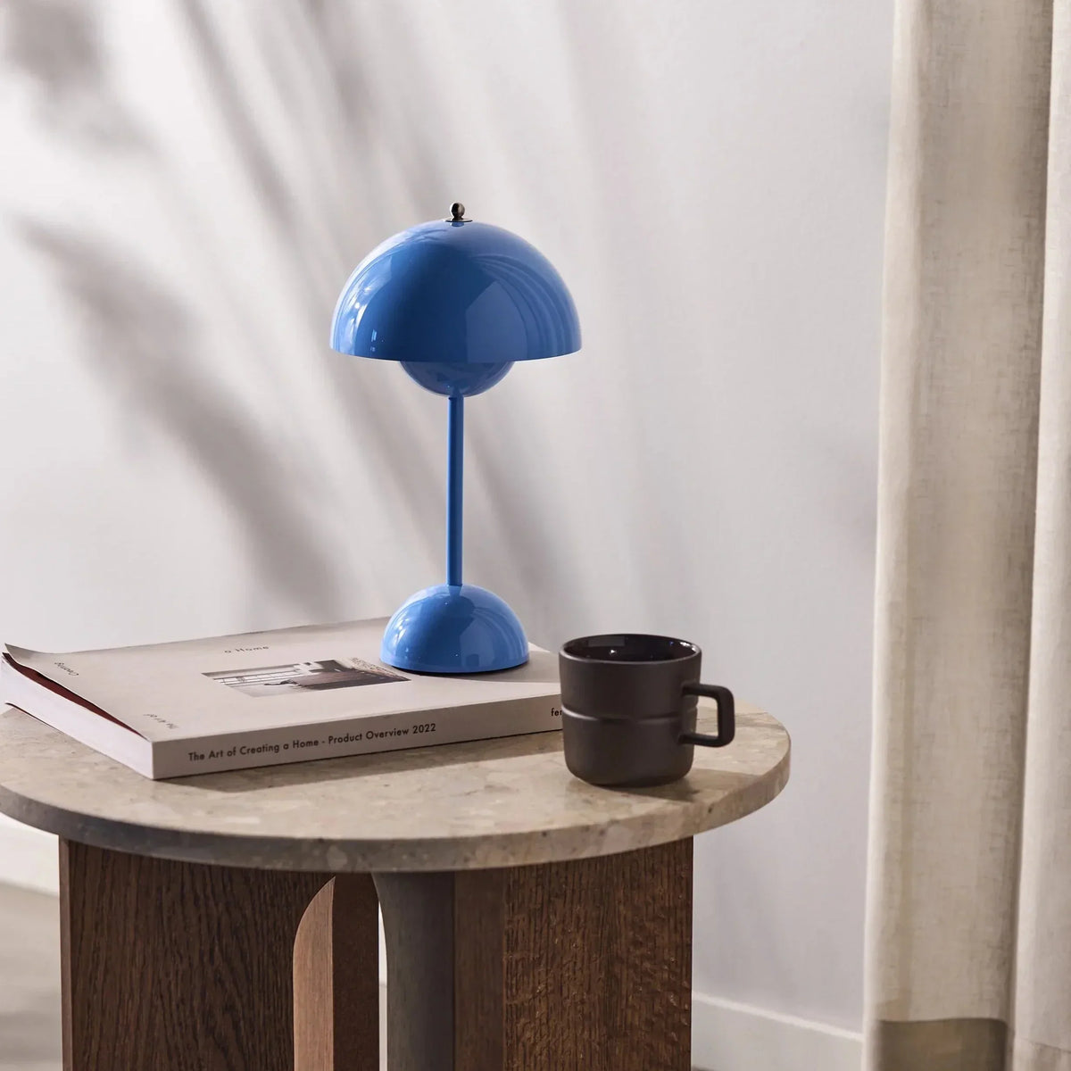 Lampe de table champignon LED USB rechargeable sans fil chevet bureau lumière d'ambiance intérieur | Sansoti