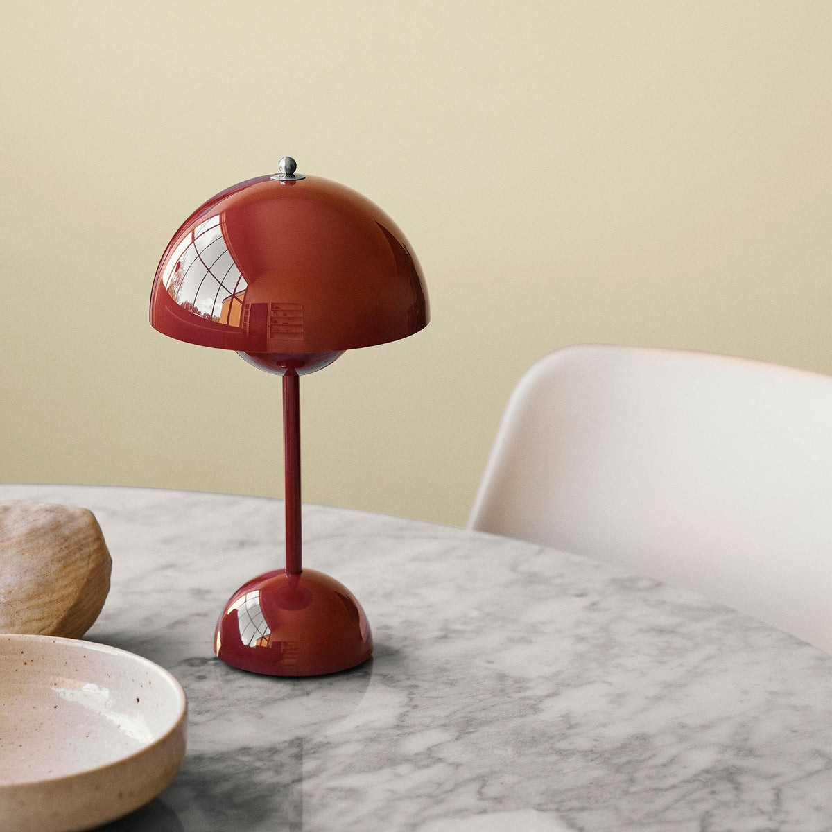 Lampe de table champignon LED USB rechargeable sans fil chevet bureau lumière d'ambiance intérieur | Sansoti