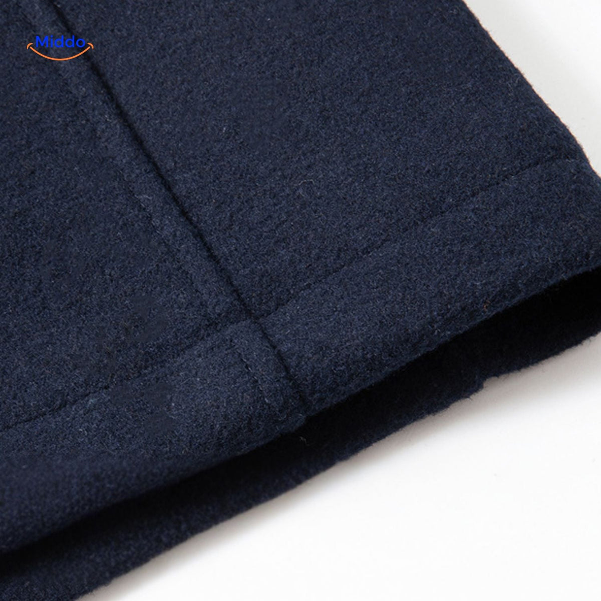 Long Men's Winter Coat Wool Blend Double Collar Trench Coat Epaulettes Warm Classic Stylish Autumn Winter | Sansoti