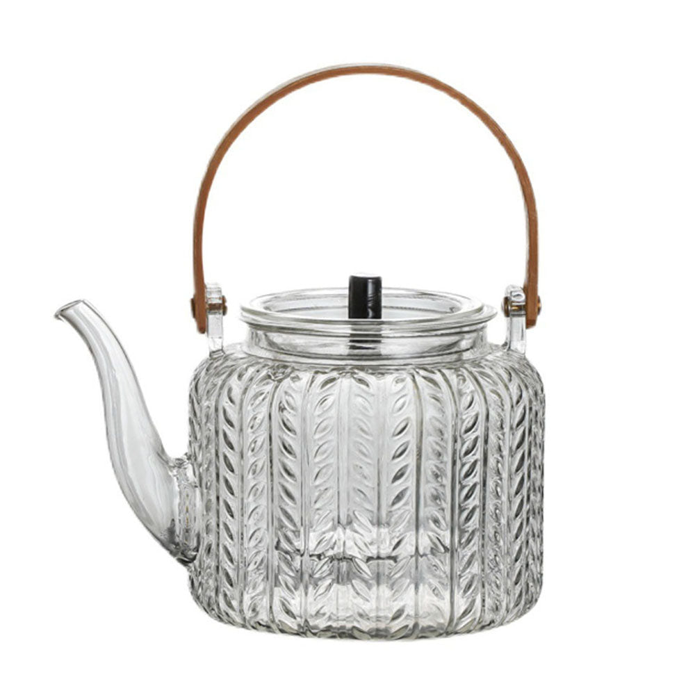 Glasteekanne mit Infuser hitzebeständiges Borosilikatglas 1 Liter | Sansoti