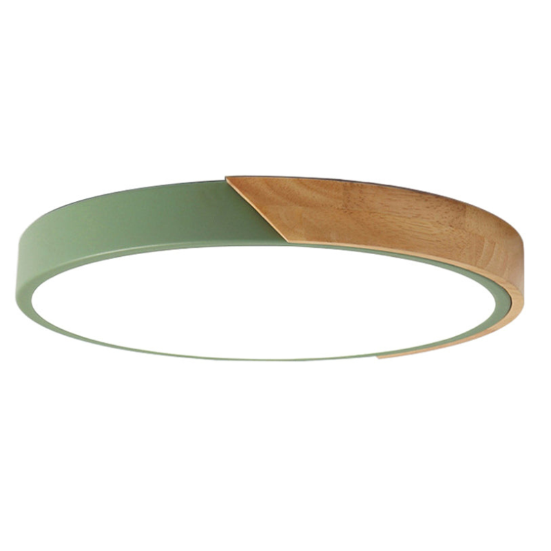 Runde LED-Deckenlampe Acryl Metall 30cm 18W 220V Dimmbar Moderne Einbauleuchte Schlafzimmer Wohnzimmer Büro Energiesparend Stilvoll | Sansoti