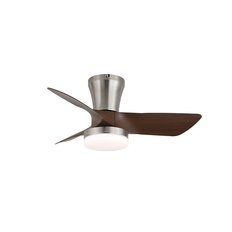 Deckenventilator mit Beleuchtung Minimalistischer Holzlook | Sansoti