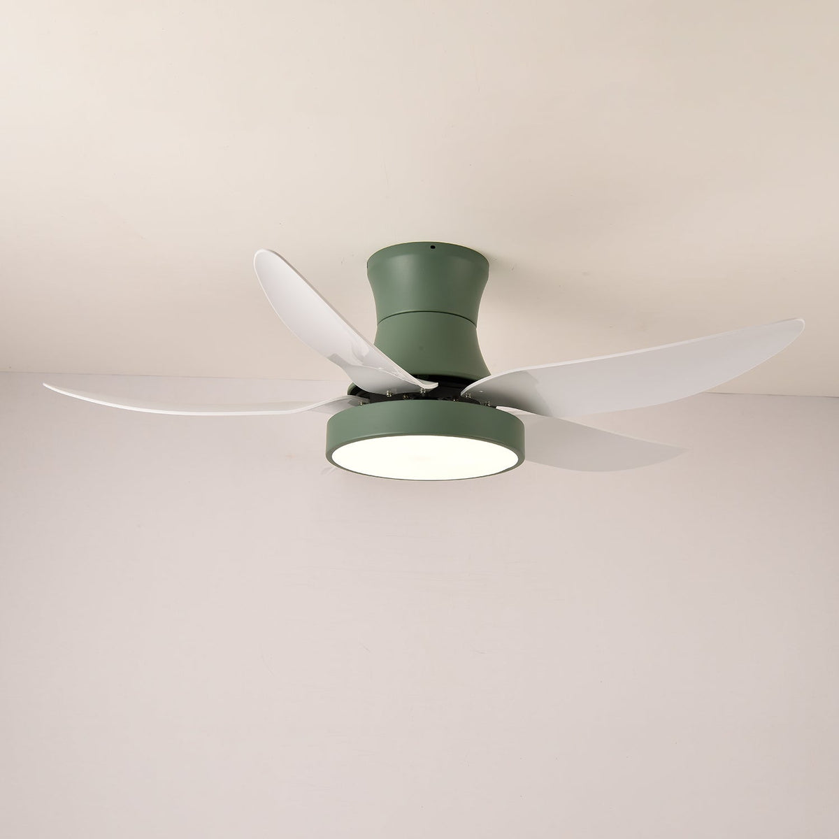 Deckenventilator mit Beleuchtung 132 cm Modern Schwarz Metall Kunststoff LED 24W Verstellbar 6 Geschwindigkeiten | Sansoti