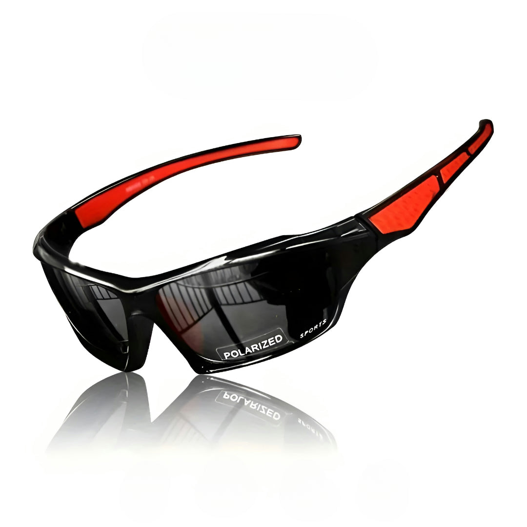 Lunettes de cyclisme Polarisées Protection UV400 Monture légère en plastique Noir Rouge Orange Bleu Jaune Vert | Sansoti