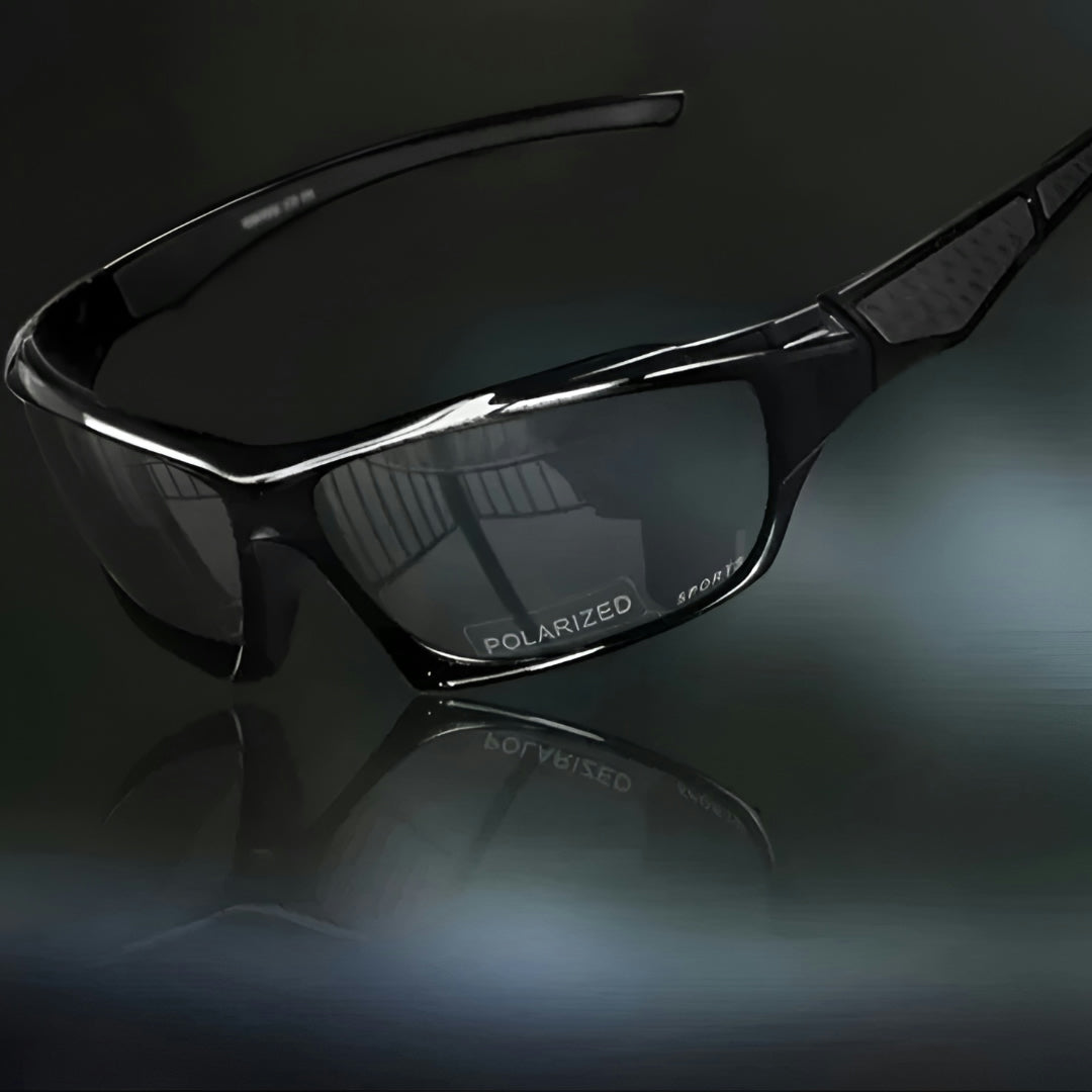 Lunettes de cyclisme Polarisées Protection UV400 Monture légère en plastique Noir Rouge Orange Bleu Jaune Vert | Sansoti