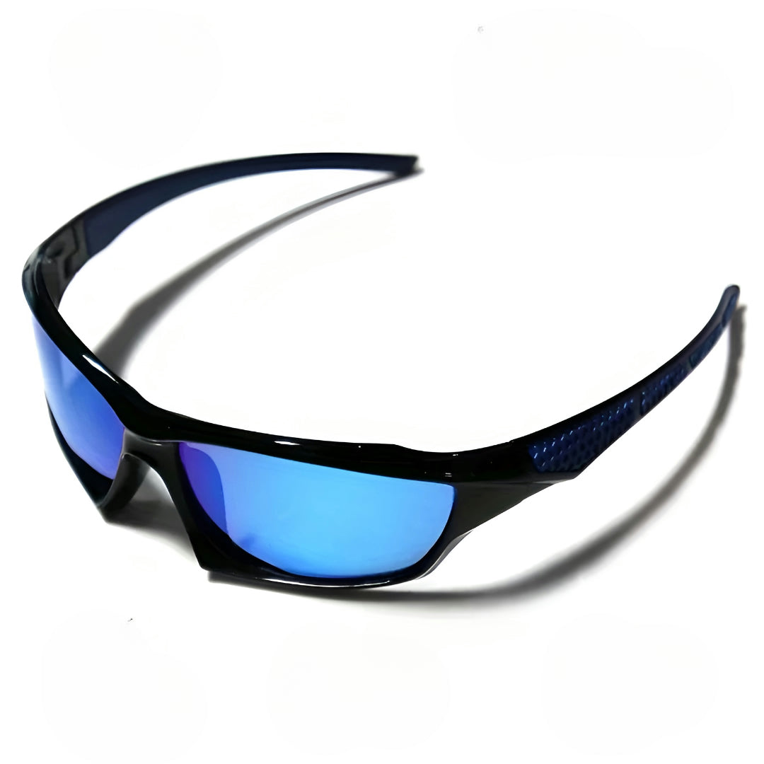 Lunettes de cyclisme Polarisées Protection UV400 Monture légère en plastique Noir Rouge Orange Bleu Jaune Vert | Sansoti