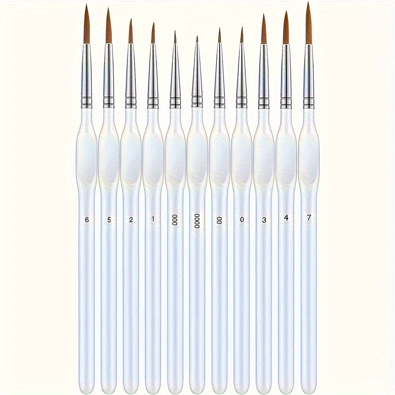 Precision brush for detailed work — Ideal for painting, model building and fine art projects | Sansoti