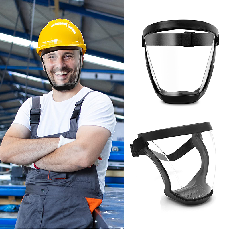 Safety Mask with Face Shield and Anti-Fog Coating for Professional Work Protection and Optimal Safety | Sansoti