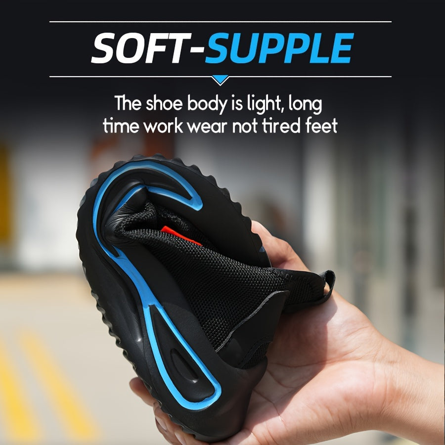 Lightweight Safety Shoes for Men with Composite Toe Cap Breathable Mesh Soles for Work and Leisure Industrial | Sansoti