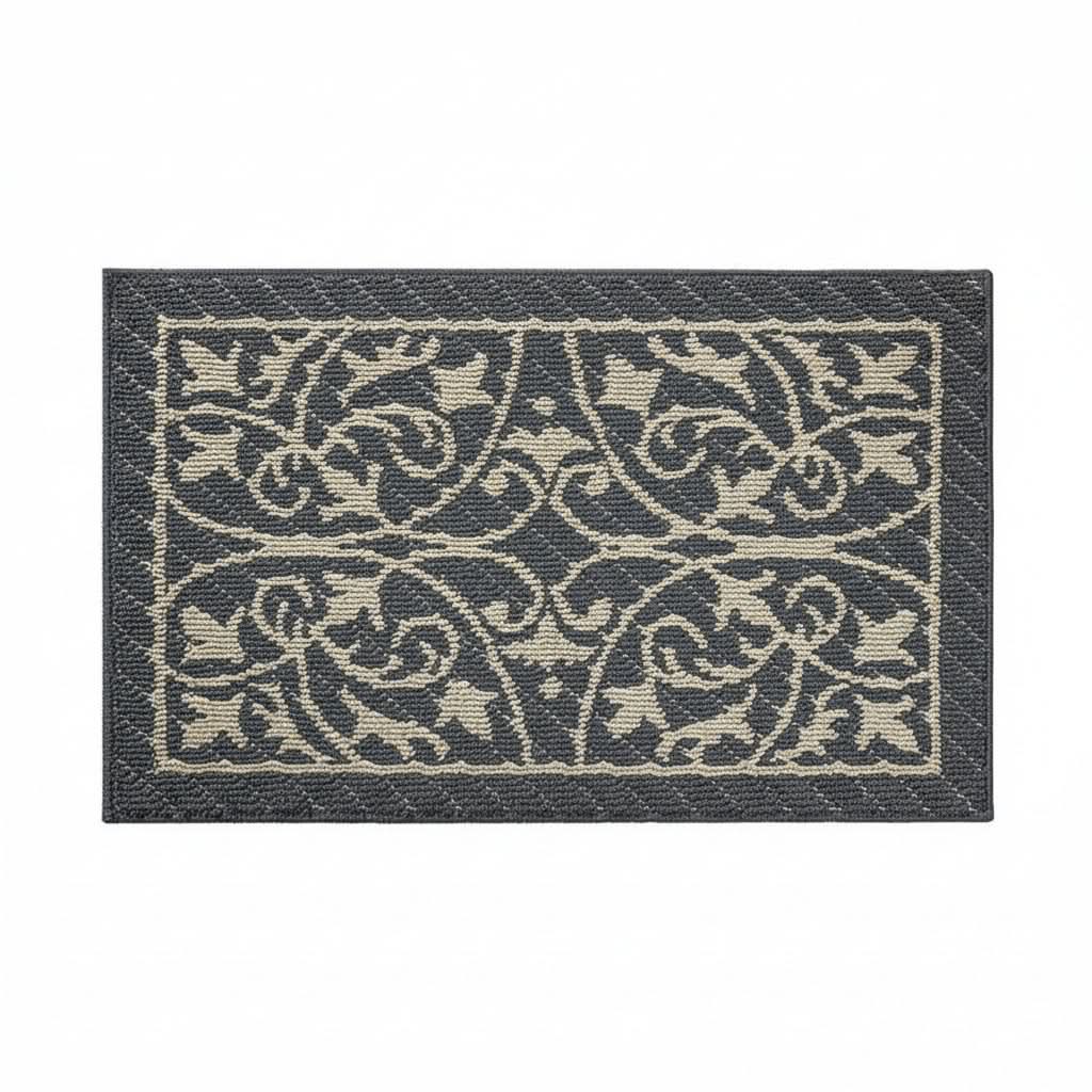 Laagdrempelige Antislip Deurmat Binnen 60x90cm Vuilopvangend Entree Tapijt Rubberen Grip Hal Ingang Vloermat | Sansoti