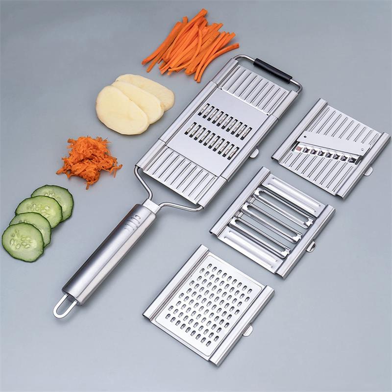 Vegetable Slicer with Ergonomic Handle and Multifunctional Blades for Efficient Kitchen Work | Sansoti