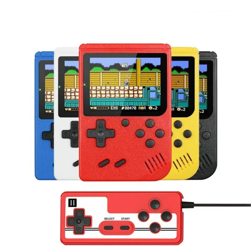 Tragbare Spielkonsole mit 400 integrierten Spielen, 3-Zoll-Bildschirm, Retro-Gaming für Kinder und Erwachsene, nostalgisches Geschenk | Sansoti