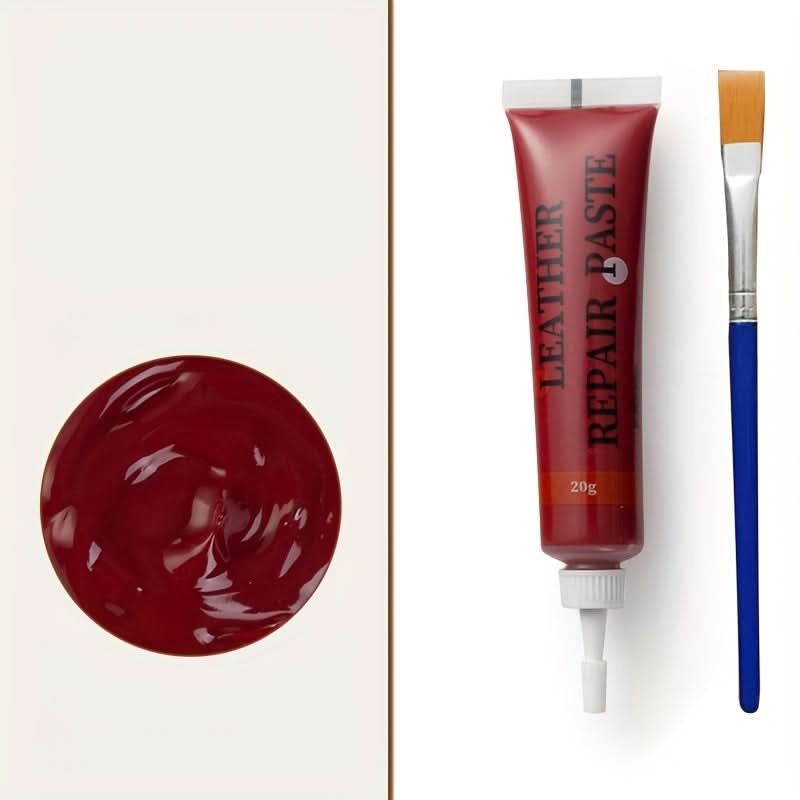 Leder-Reparaturset für Möbel, Autositze und Sofas, Leder-Restaurationskit mit Applikator, 3x10cm | Sansoti