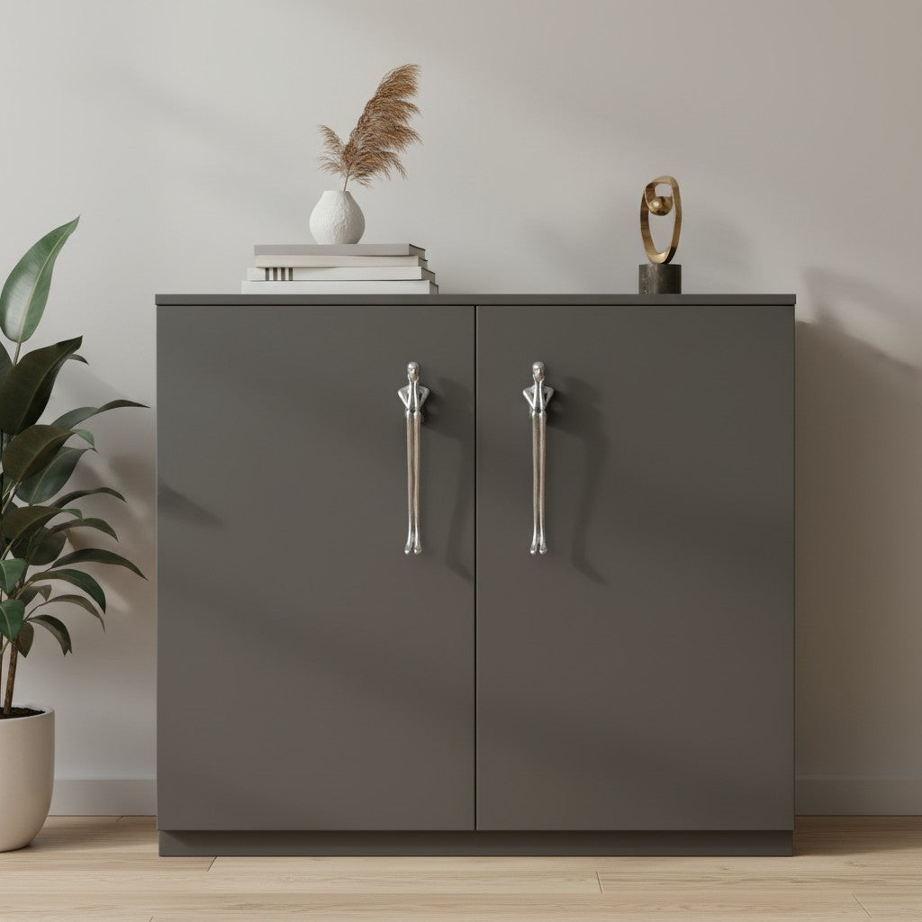 Minimalistischer Möbelgriff - Messing Silber Rosa - skandinavisches Möbeldesign | Sansoti