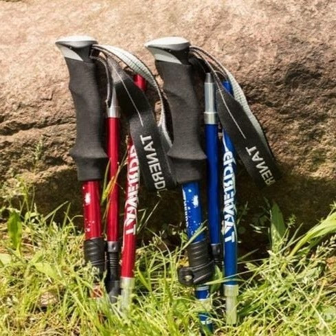 Adjustable Lightweight Aluminum Telescopic Walking Pole for Trekking, Hiking, Outdoor Walking and Mountain Trips | Sansoti