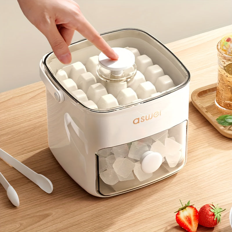 Ice maker for home bar, quickly makes ice cubes and ice balls, large capacity, food-safe | Sansoti