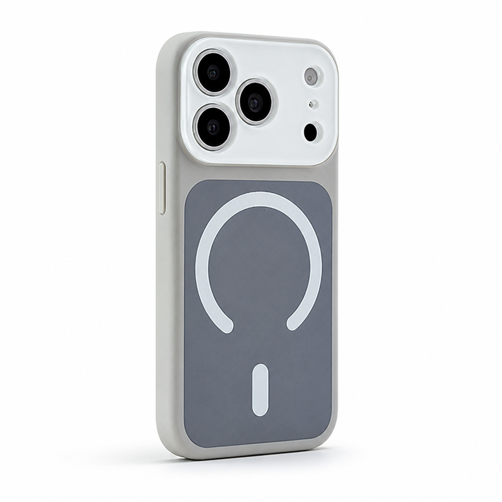 Telefoonhoesje met Magnetische Uitlijning en Verstevigde Hoeken voor Draadloos Laden iPhone Beschermhoes | Sansoti