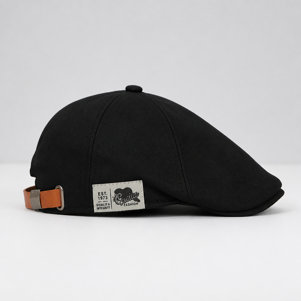 Verstelbare Katoenen Platte Pet voor Heren Lichtgewicht Ademend Klassiek Casual Hoofddeksel Retro Stijl | Sansoti