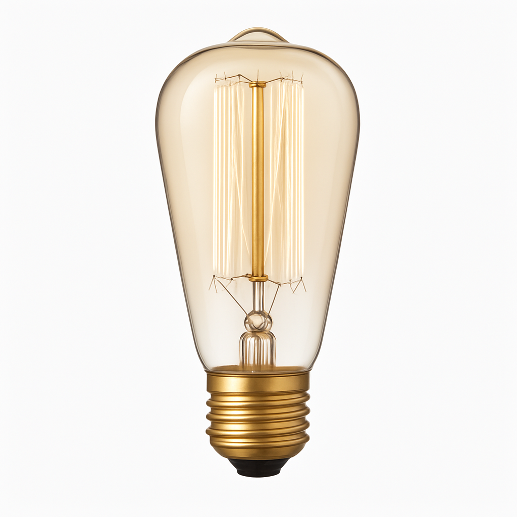 Edison Lamp E27 40W Filament Warm Living Room Bedroom Vintage Bulb Retro Decorative Industrial Interior | Sansoti