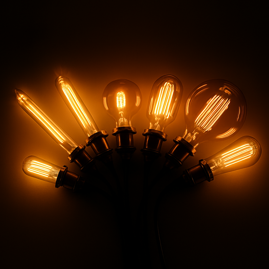 Edison Lamp E27 40W Filament Warm Living Room Bedroom Vintage Bulb Retro Decorative Industrial Interior | Sansoti