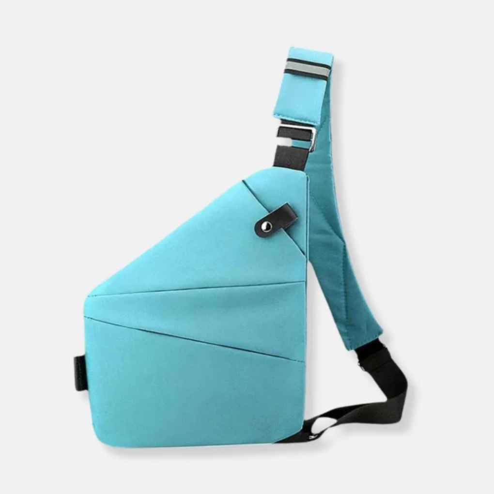 Antidiefstal Schoudertas Crossbody Compacte Reisorganizer Verstelbaar Lichtgewicht Veilig Reizen Dagelijks | Sansoti